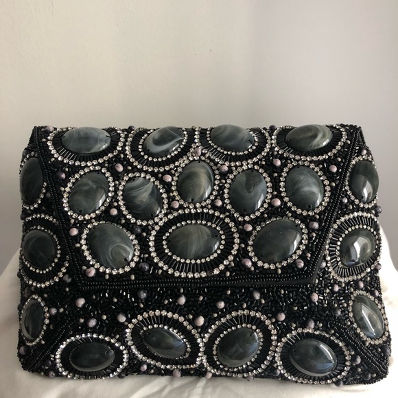 Stuart Weitzman Clutch Stone Studded Bay - Picture 3 of 8